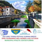 Το Σαββατοκύριακο το 2nd Table Tennis Festival Florina