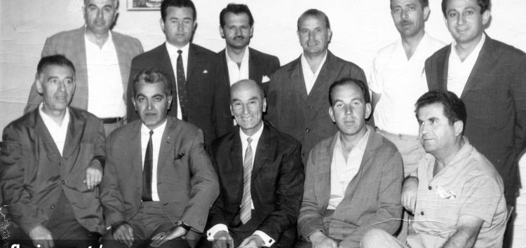 Η πρώτη διοίκηση της ποδοσφαιρικής ομάδας «Φλώρινα» το 1968