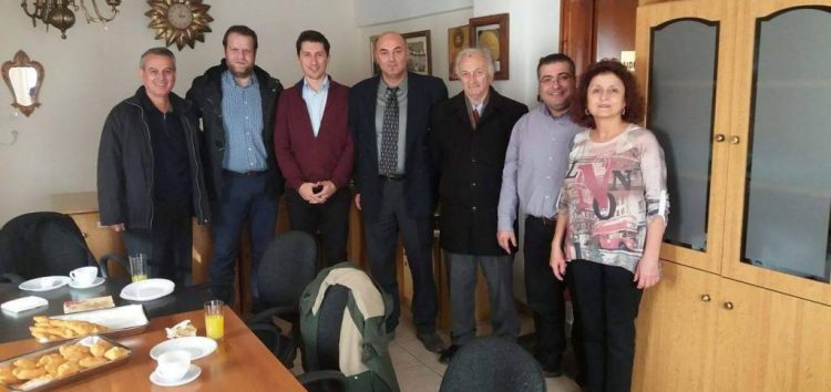 Επίσκεψη του εκπροσώπου Τύπου του ΠΑΣΟΚ στην Εύξεινο Λέσχη Φλώρινας