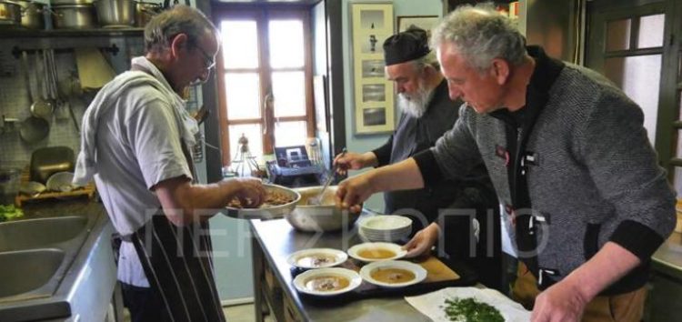 Αγιορείτικη μαγειρική στο Νυμφαίο (video, pics)