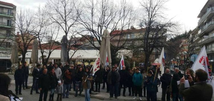 Η απεργιακή συγκέντρωση του ΠΑΜΕ στη Φλώρινα (pics)