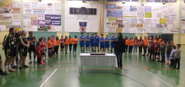 Κοπή βασιλόπιτας από τα τμήματα handball του συλλόγου “Ελπίδες” Αμυνταίου (pics)