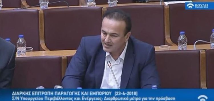 Ομιλία Αντωνιάδη στην Επιτροπή Παραγωγής και Εμπορίου της Βουλής για την πώληση των μονάδων της ΔΕΗ