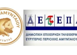 Ευχαριστήριο του Δήμου Αμυνταίου και της ΔΕΤΕΠΑ προς την ΔΕΗ Α.Ε.