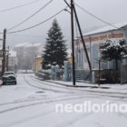 Στα λευκά ντύθηκε και η πόλη της Φλώρινας (pics)
