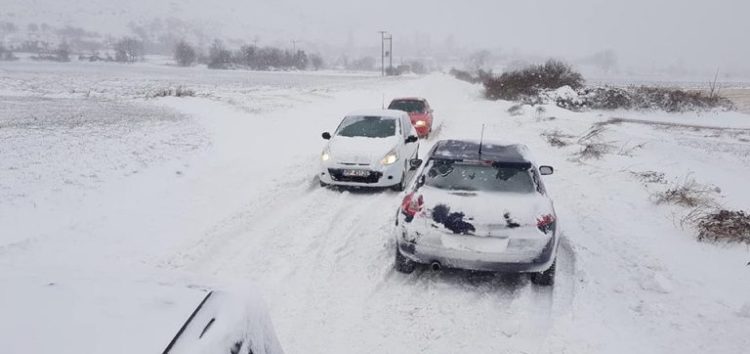 Κλειστός ο δρόμος Πετρών – Αμυνταίου (pics)