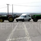 Έκλεισαν την Εθνική οδό Φλώρινας – Έδεσσας, στον κόμβο Αντιγόνου, οι αγρότες του Αμυνταίου (video)