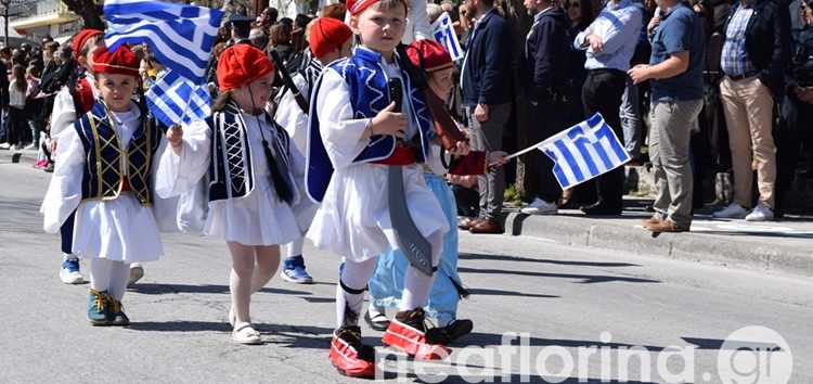 Η παρέλαση της 25ης Μαρτίου στη Φλώρινα (video)