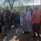 Η λιτανεία της εικόνας του Αγίου Γεωργίου στην Αχλάδα (pics)