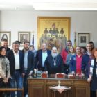 Επίσκεψη στον Μητροπολίτη του επικεφαλής και των μελών του συνδυασμού «Ενότητα – Συνεργασία»
