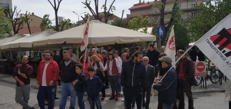 Η πρωτομαγιάτικη απεργιακή συγκέντρωση του ΠΑΜΕ