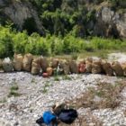 Δράση καθαριότητας στην παραλία της Γιάντας στις Πρέσπες