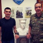 Ευχαριστήριο προς τον διοικητή και υποδιοικητή του 1ου Συντάγματος Πεζικού