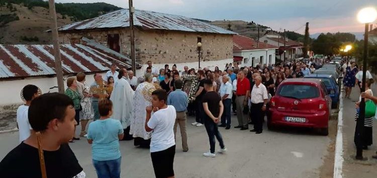 Πανηγυρικός εσπερινός στον Ιερό Ναό Κοιμήσεως της Θεοτόκου Σκοπού (pics)