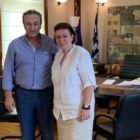 Συνάντηση του Γιάννη Αντωνιάδη με την υπουργό Πολιτισμού