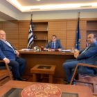 Στο υπουργείο Αγροτικής Ανάπτυξης ο βουλευτής Γ. Αντωνιάδης και ο δήμαρχος Πρεσπών