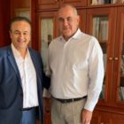 Συνάντηση του Γιάννη Αντωνιάδη με τον υφυπουργό Παιδείας Β. Διγαλάκη