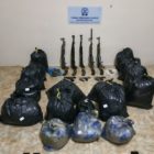 Συνελήφθησαν δύο μέλη εγκληματικής οργάνωσης, για διακίνηση μεγάλης ποσότητας ακατέργαστης κάνναβης και όπλων (pics)