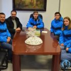 Με τους Φλωρινιώτες αθλητές που θα συμμετέχουν στους Χειμερινούς Ολυμπιακούς Αγώνες Νέων συναντήθηκε ο Δήμαρχος Φλώρινας (pics)