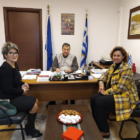 Συνάντηση μελών του Ερυθρού Σταυρού με τον δήμαρχο Αμυνταίου