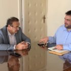 Συνάντηση του Γιάννη Αντωνιάδη με τον υφυπουργό Εσωτερικών Θεόδωρο Λιβάνιο