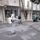 Απολυμάνσεις εξωτερικών δημόσιων χώρων από τον δήμο Αμυνταίου (pics)