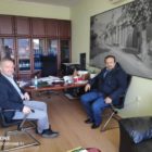 Συνάντηση του βουλευτή Γιάννη Αντωνιάδη με τον αντιπεριφερειάρχη Αγροτικής Ανάπτυξης Βασίλη Άμπα