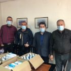Δωρεά μασκών και αντισηπτικών από τον πρώην δήμαρχο Αμυνταίου Μάκη Ιωσηφίδη (pics)