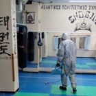 Απολύμανση στους χώρους του γυμναστηρίου από τον Shogun (pics)