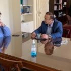 Συνάντηση του Γιάννη Αντωνιάδη με τον υφυπουργό Εσωτερικών Θεόδωρο Λιβάνιο
