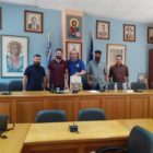 Ο ευρωβουλευτής του ΚΚΕ Λευτέρης Νικολάου – Αλαβάνος στον δήμο Αμυνταίου (pics)