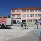 Απολυμάνσεις στους εξωτερικούς χώρους των σχολικών μονάδων από τον Δήμο Φλώρινας (pics)