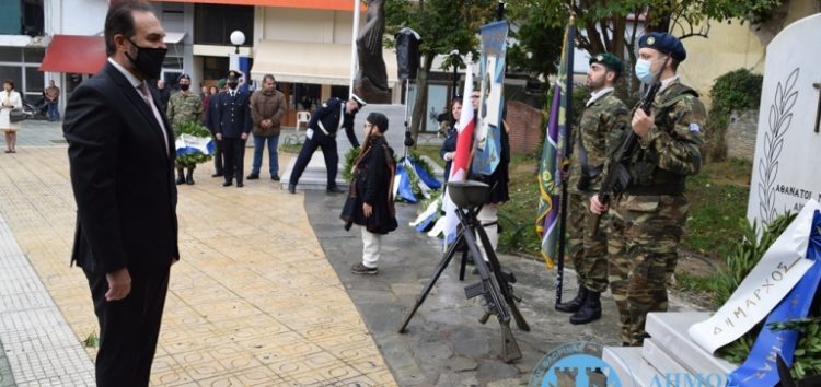 Ο Δήμαρχος Φλώρινας, Βασίλης Γιαννάκης, στις εορταστικές εκδηλώσεις για την επέτειο της 28ης Οκτωβρίου