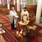 Κεκλεισμένων των θυρών εορτάστηκε ο Άγιος Σπυρίδωνας στην Αχλάδα (video, pics)