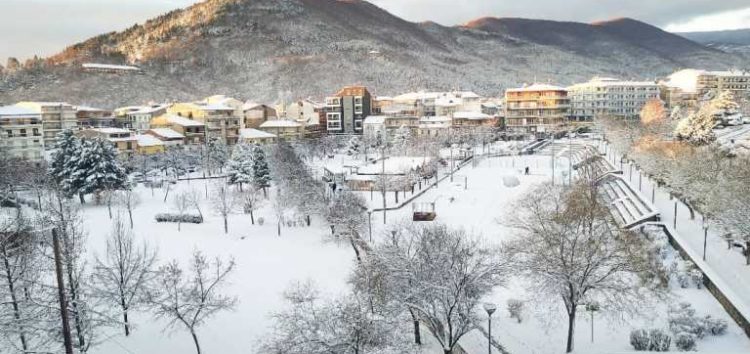 Φλώρινα: Χιόνια παντού και χαμηλές θερμοκρασίες (pics)