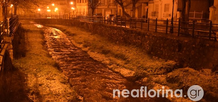 Οι πρώτες εικόνες από τη χιονόπτωση στη Φλώρινα (pics)