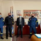 Εθιμοτυπική επίσκεψη του νέου Διοικητή της Περιφερειακής Πυροσβεστικής Διοίκησης Δυτικής Μακεδονίας και του νέου Συντονιστή Πυροσβεστικών Υπηρεσιών Ηπείρου, Δυτικής Μακεδονίας και Ιονίων Νήσων στον Αντιπεριφερειάρχη Φλώρινας