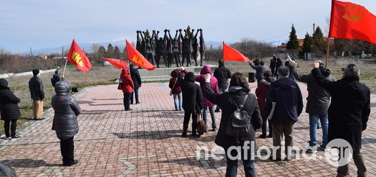 Η εκδήλωση του ΚΚΕ για τη Μάχη της Φλώρινας στο μνημείο – ομαδικό τάφο των μαχητών του ΔΣΕ (video, pics)