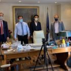 Συνάντηση του Γ. Αντωνιάδη και βουλευτών της Δυτικής Μακεδονίας με τον Άδωνι Γεωργιάδη για ενίσχυση επαγγελματιών που πλήττονται από covid19 και lockdown