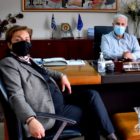 Συνάντηση του Αντιπεριφερειάρχη Φλώρινας Ιωάννη Κιοσέ με την Πρόεδρο του Αγροτικού Συλλόγου Δήμου Αμυνταίου Διαμάντω Κρητικού