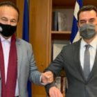 Συνάντηση Γ. Αντωνιάδη με Κ. Σκρέκα για δασικούς χάρτες, ενεργειακά και πρόγραμμα μεταλιγνιτικής