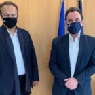 Συνάντηση του Γ. Αντωνιάδη με τον υφυπουργό Ψηφιακής Διακυβέρνησης Γ. Γεωργαντά