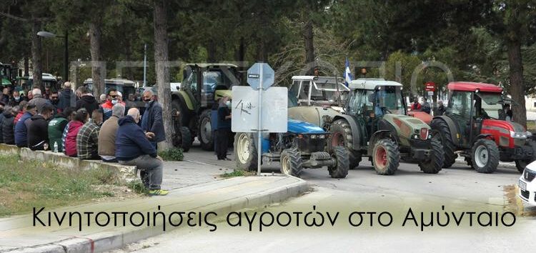 Κινητοποιήσεις αγροτών στο Αμύνταιο με αίτημα αιχμής τις προκαταβολές αποζημιώσεων λόγω παγετού (video)