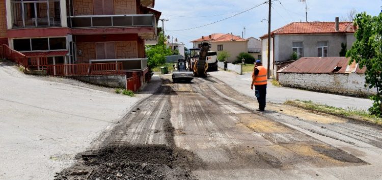 Σε εξέλιξη τα έργα οδοποιίας από την Π.Ε. Φλώρινας στον Δήμο Φλώρινας