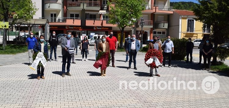 Ο σημερινός εορτασμός της Εργατικής Πρωτομαγιάς στη Φλώρινα (video, pics)