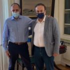 Συνάντηση του Γ. Αντωνιάδη με τον υπουργό Επικρατείας Γ. Γεραπετρίτη