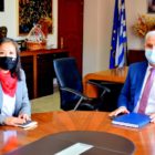 Εθιμοτυπική επίσκεψη της Γενικής Προξένου των ΗΠΑ Elizabeth K. Lee στον Αντιπεριφερειάρχη Φλώρινας