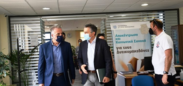 Στ. Καλαφάτης: «Η Δυτική Μακεδονία είναι προορισμένη ν’ αλλάξει πρόσωπο και θ’ αλλάξει – Παρακάλεσα να συμβάλει η Εκκλησία στον εμβολιασμό»