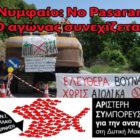 Με ΜΑΤ και καταστολή τοποθετούν αιολικά καταστρέφοντας το Νυμφαίο