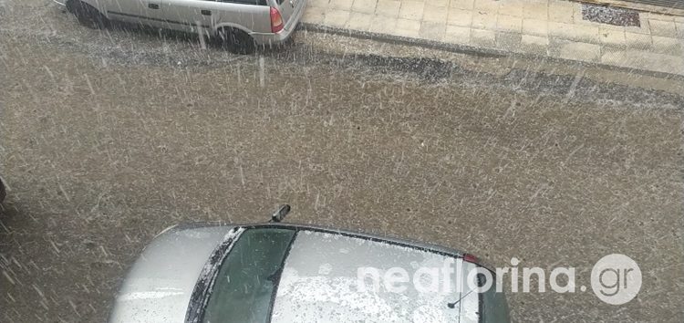 Τι άφησε πίσω της η ισχυρή χαλαζόπτωση (video, pics)